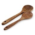 thumbnail image 2 of Elama 6 Piece Acacia Wood Kitchen Utensil Set in Dark Brown, 2 of 4