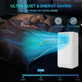 thumbnail image 3 of Portable Air Conditioner, 10000 BTU Portable AC Unit for Bedroom & Apartment Up to 450 Sq ft, 3-in-1 Air Conditioner with Dehumidifier & Fan, Quiet Operation with Remote Control & 24-Hour Timer, 3 of 8