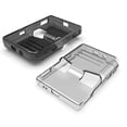 thumbnail image 4 of Handheld Protective Case for ANBERNIC RG40XX, VTPU Soft Shell Cover, Shock Absorption TPU Material, Clear Translucent Black Gaming Console Protection, 145x97x28mm, 4 of 8