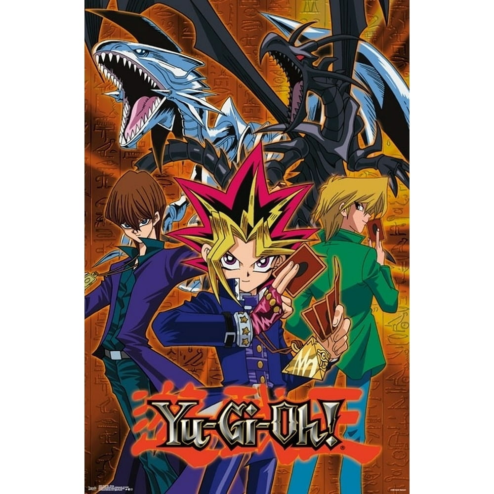 YuGiOh Group Laminated Poster Print (22 x 34)