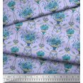 thumbnail image 3 of Soimoi Rayon Fabric Pot & Artistic Flower Print Fabric by Yard 56 Inch Wide, 3 of 3