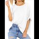 thumbnail image 3 of Camiseta Holgada Informal de Verano de Corta para Mujer. XL, 3 of 8