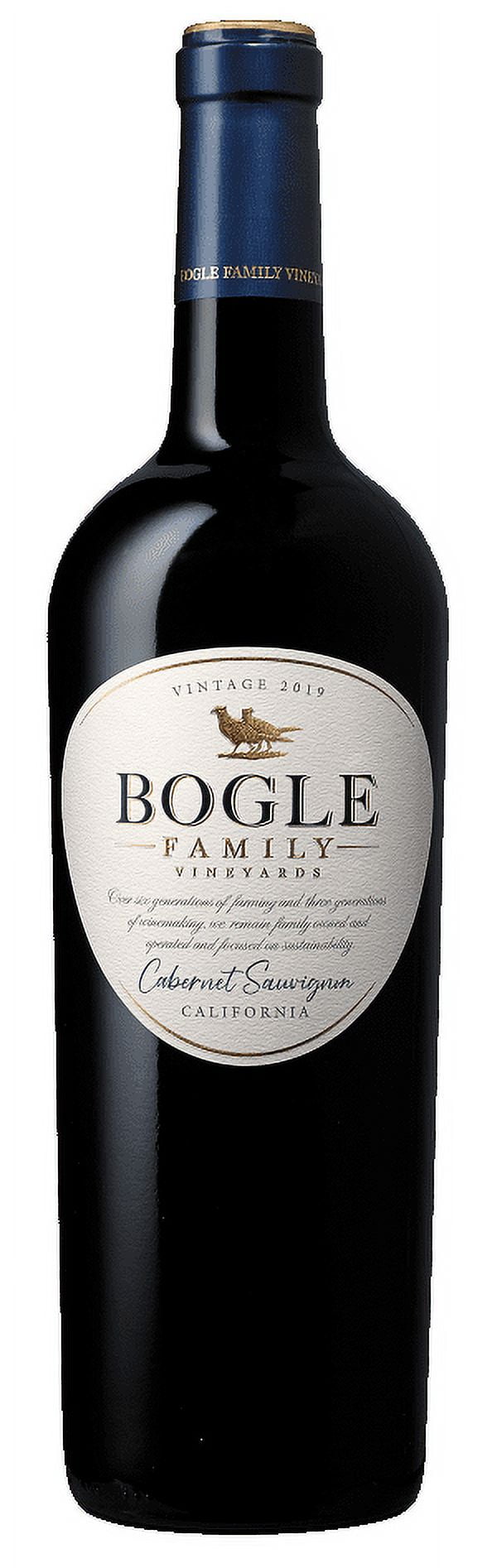 Bogle Vineyards Cabernet Sauvignon California Red Wine, 750 ml Glass Bottle, 14.5% ABV