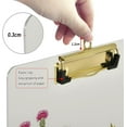 thumbnail image 4 of Coolnut Wildflowers Clipboard A4 Standard Size Decorative Clipboard with Low Profile Metal Clip for Students Men Women Classroom and Office Gifts, 4 of 7