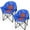 Blue-Heated, variant on NAIZEA Outdoor Heated Chair - Heated Camping Chair,Oversized Heated Chairs, Outdoor Sports Chair, Folding Chair for Patio, Outdoor Travel Wide&Thick Padding