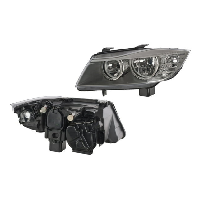 Faro DEPO 335i Xdrive 2010 A 2012 Izquierdo Fondo Negro Eléctrico P/Halog