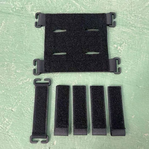 NAOJIE Molle Patch Panel with Laser Cutting Loop,Molle Patch Display Holder Mini Patch Board for Backpack,Vest,Outdoor Travel,Patch Board