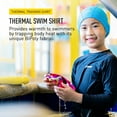thumbnail image 2 of FINIS Thermal Swim Shirt - Women's, Kid's, and Men's High-Quality Swim Shirt for Lap Training or Outdoor Swimming - Swim Gear for Pool Accessories - Youth, Medium, 2 of 6