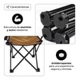 thumbnail image 3 of Silla Plegable Reforzada Para Camping Con Funda De Transporte Y Diseño Infantil De León, 3 of 6