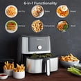 thumbnail image 2 of Air Fryer Instant Vortex Plus 6QT XL 6 en 1 negra apta para lavavajillas, 2 of 8