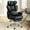 Black, variant on Premium Ergonomic Office Chair For Plus-Size Users, Executive High-Back Leather Seat With Enhanced Lumbar Support and Footrest for Home & Office