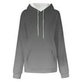 thumbnail image 4 of Scyoekwg Womens Oversized Hoodies Loose Fit Hooded Sweatshirts Long Sleeve Drawstring Hoodies Gradient Fall Pullover Tops with Pocket (Gray,M), 4 of 4