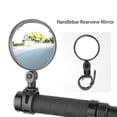 thumbnail image 2 of Rearview Mirror Wide Vision Stable Strap Multiple Angles Rotation Back Sights Acrylic 95/75/50mm Handlebar Convex Rearview Mirror Cycling Accessories, 2 of 7