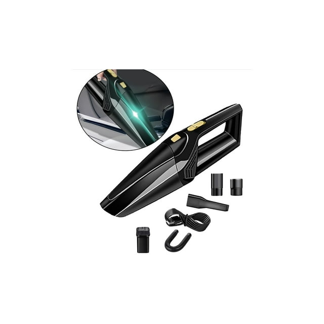 Aspirador portátil inalámbrico para coche, 120 W, 4500 Pa, succión