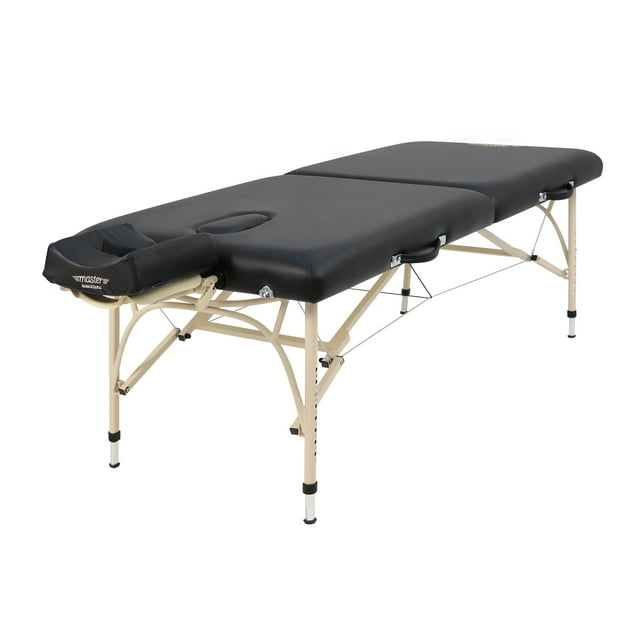 Master Massage 30 Pouces Bel Air Table de Massage Portable en Aluminium - Noir