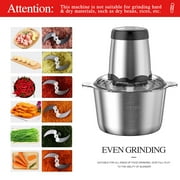 2L Electric Meat Grinder Food Processor Fruits Blender Veg Chopper Sausage Maker Easy to Clean