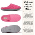 thumbnail image 2 of Dearfoams womens Leslie Washable Memory Foam Terry Clog With Wide Widths, 2 of 6