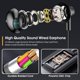 thumbnail image 5 of Auriculares con cable Lvwacun negros con micrófono intraural para iPhone y Android, 5 of 7