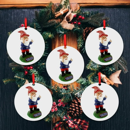 

Home Decor 2PC Christmas Santa Pattern Pendant Tree Decorations Room Decor Wall Bedroom Bathroom Kitchen Living Room