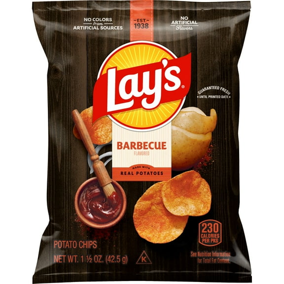 Lay's® Barbecue Flavored Potato Chips Snack Chips 1.5 oz. Bag