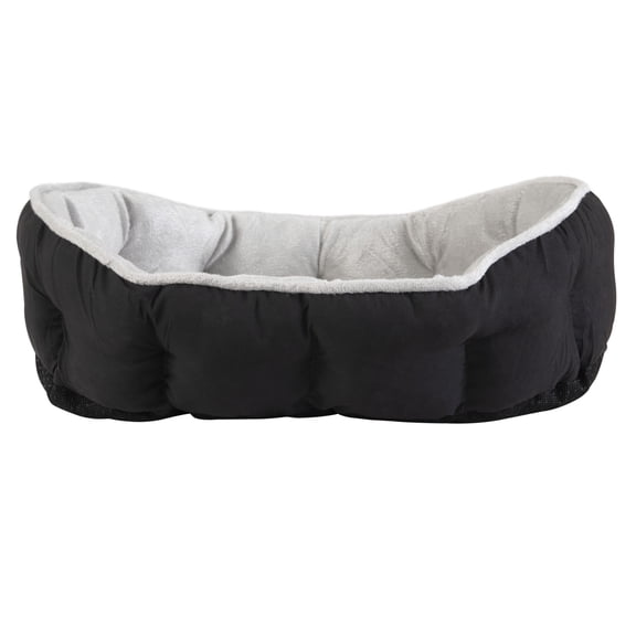 Petmate Oval Sleeper Cuddler Dog Bed, Cat Bed, Puppy Bed for Small Dogs and Cats, 19 x 14 Inches, Assorted