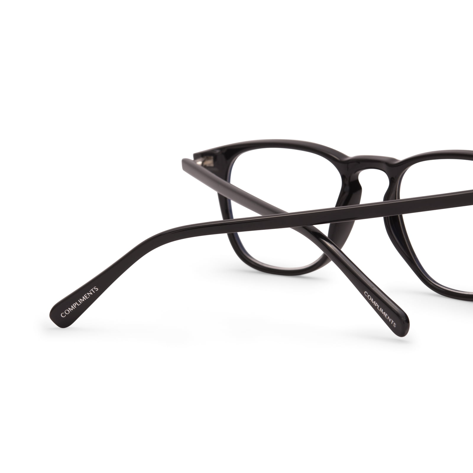Compliments by DIFF Eyewear Griffin Blue Light Reading Glasses Black +3.0