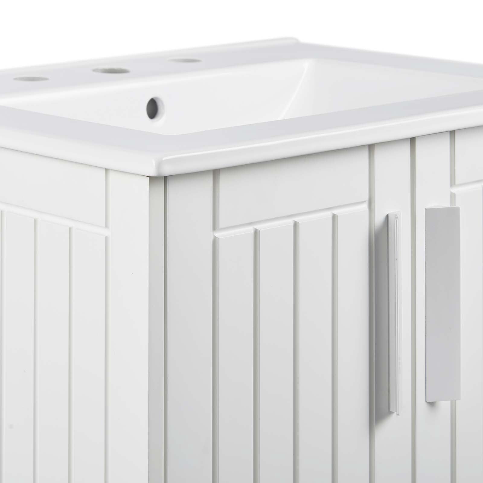 Modway Augusta 24" Bathroom Vanity in White White