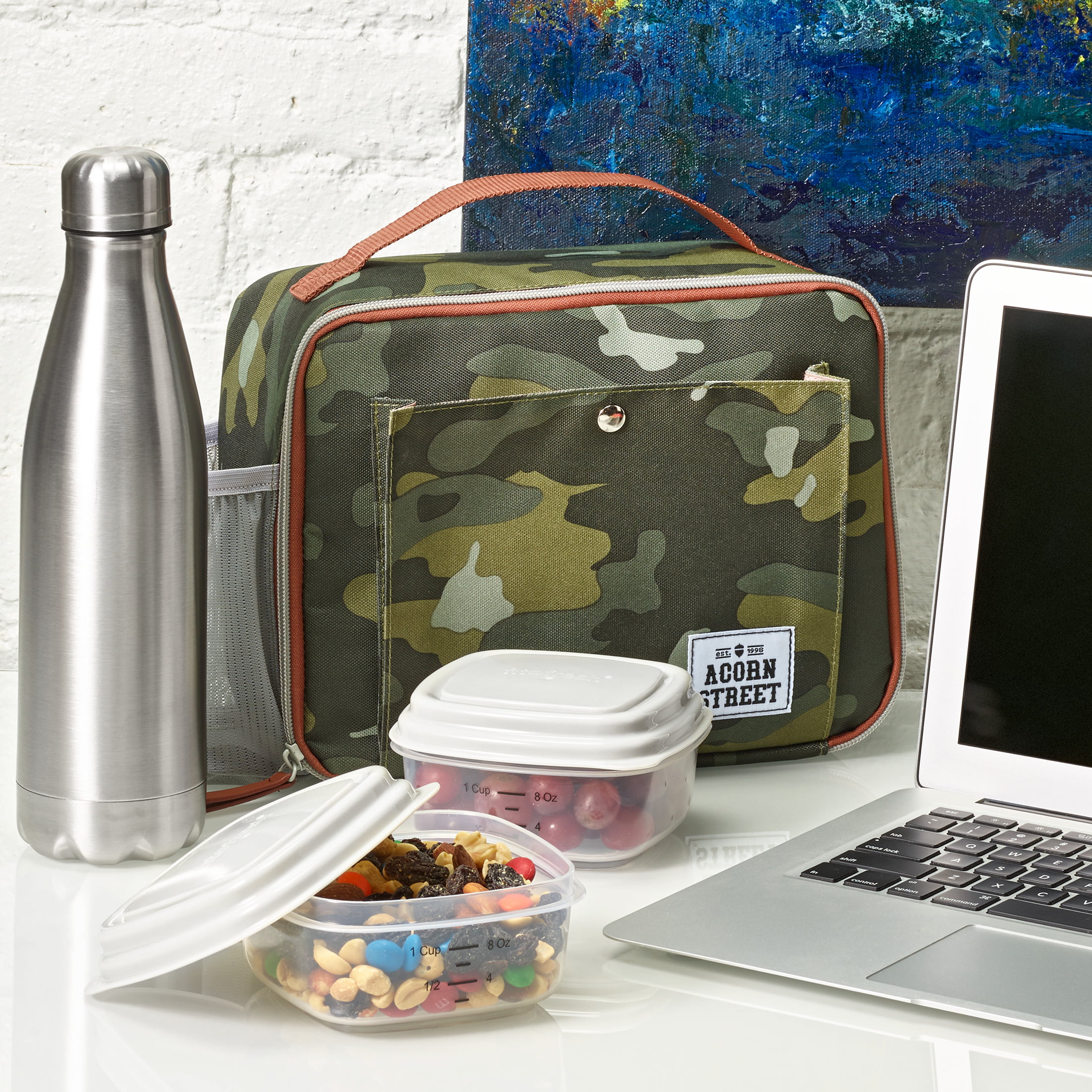 Fit and Fresh Expandable Bento Lunch Kit - Classic Camo, 1 ct