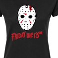 thumbnail image 3 of Friday the 13th - Jason Ski Mask - Juniors Fitted Graphic T-Shirt, 3 of 5