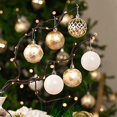 thumbnail image 4 of Valery Madelyn 24ct 2.36" Christmas ball Ornaments, White Gold Shatterproof Ornaments for Holiday Decor, 4 of 10