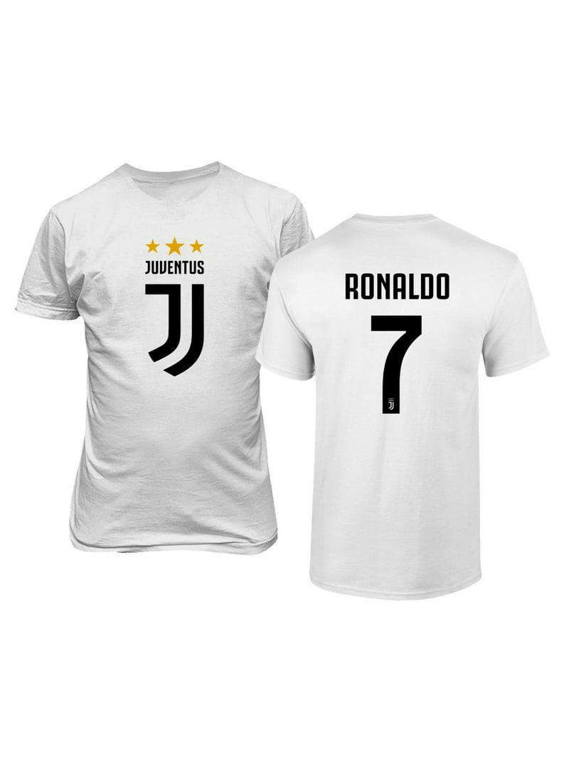 Soccer Shirt #7 Ronaldo CR7 Cristiano Juve T-Shirt (White, Adult XX-Large) - Walmart.com