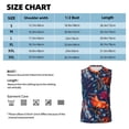 thumbnail image 6 of Gaeub Tropical Flower Men's Sleeveless Muscle Shirts Workout Tank Tops, Odor Protection and Comfortable - XX-Large, 6 of 8