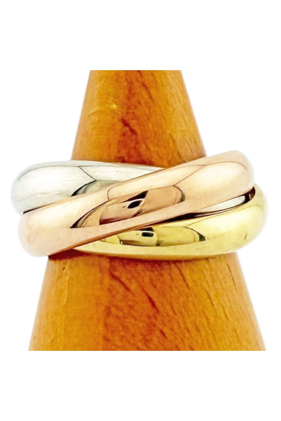 Pre-Owned Cartier Trinity Ring, 18K Yellow Gold 50ct, Women's CARTIER