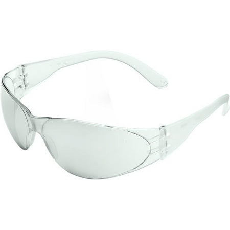 MCR CL119 Checklite Safety Glass, Clear Frame, In/Out Lens, Coated Anti-Scratch, 1 Pair, Please See Title or Description for Package Qty. By Crews