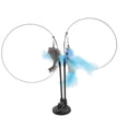 thumbnail image 2 of Suction Cat Feather Wand Suction Cat Feather Wand Interactive Cat Toy Toy Double End Removable Steel Wire Interactive Cat Teaser Stick Toy For Indoor Pet Cat Kitten Chaser, 2 of 8
