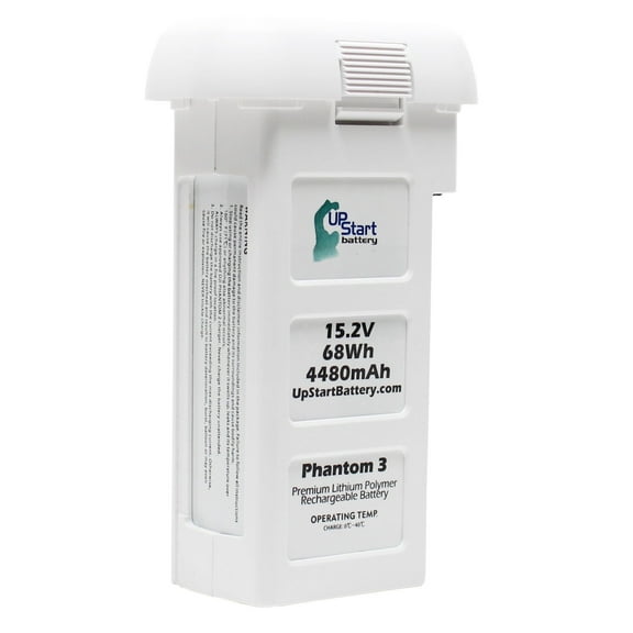 DJI Phantom 3 Battery Replacement (15.2V 4480mAh, LiPo) - For DJI Phantom 3 Series Quadcopter Drone, DJI Phantom 3 Standard, DJI Phantom 3 Advanced, DJI Phantom 3 Professional, DJI Phantom 3 4K