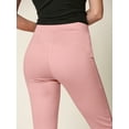 thumbnail image 3 of Made by Johnny Women's Casual Leggings Stretchy Work Ankle Pants Office Slacks with Pocket S PINK, 3 of 6