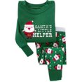 thumbnail image 1 of Conjuntos de Pijamas de Navidad para niñas, ropa de dormir de dinosaurio para bebés y niños de 2 a 7 años, novedad, 1 of 4
