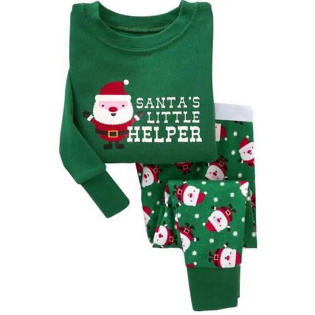 Conjuntos de Pijamas de Navidad para niñas, ropa de dormir de dinosaurio para bebés y niños de 2 a 7 años, novedad