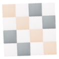 thumbnail image 1 of de rompecabezas para bebés, baldosas de ejercicio de protección de piso suave entrezadas, alfombra de juguete para niños, baldosas de , Beige Gris 16 Beige 16 yotijar Alfombras de juego de espuma, 1 of 4