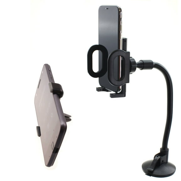 Dash Car Mount for OnePlus Nord N200 5G Phone - Windshield Air Vent Holder Cradle 2-in-1 N5P