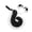 Black, variant on 2Pcs Dog Ears Hairband Dog Tail Dogs Costumes Halloween Cosplay Costumes Dogs Ears Headband Faux Furs Tail