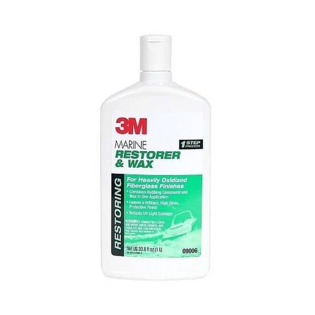 3M 09006 Marine Restorer and Wax (33.8-Ounce)