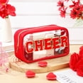 thumbnail image 4 of Bolsa de maquillaje Abbylike Cheer Clear Makeup Letter Bag Cosmetic, 4 of 6