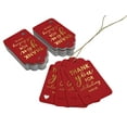 thumbnail image 3 of Inkdotpot Real Gold Foil Thank You For Celebrating With Us Bridal Shower-Baby Shower-Retirement-Wedding-Birthday Tags Favor Hang Paper Tags 100 Pieces, 3 of 6