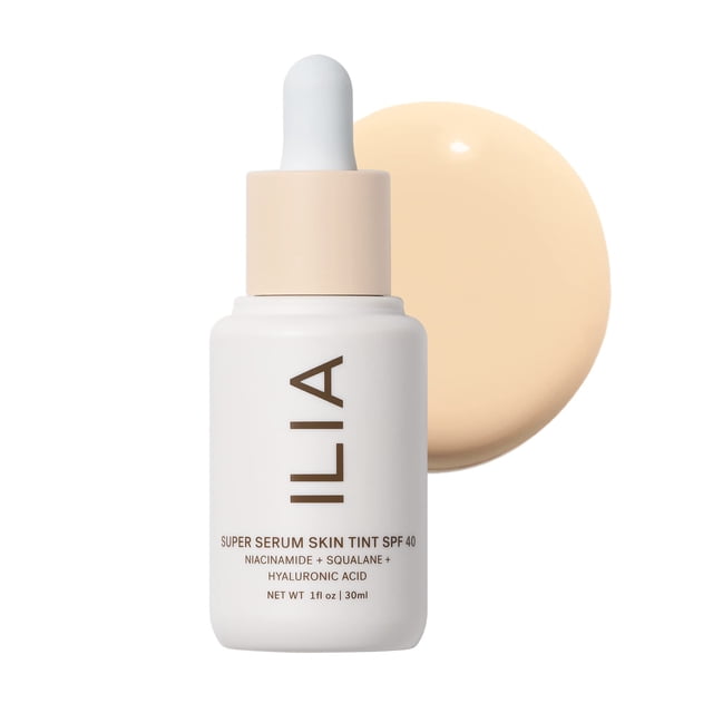 Sérum teñido ILIA Super Serum Skin Tint SPF 40, vegano, 30 ml