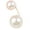 1-White, variant on Artificial Pearls Waist Button Tighteners Pants Shortener Clip Trousers Hemming Clip for Jeans Skirt Cardigan Shawl