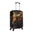 thumbnail image 2 of Fire King Tiger Face Art Travel Luggage Cover Suitcase Protector Fit for 18-21 Inch Baggage, 2 of 7