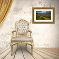 thumbnail image 3 of Henk van Gog 18x12 Gold Ornate Wood Framed with Double Matting Museum Art Print Titled - Landscape in purple, 3 of 4