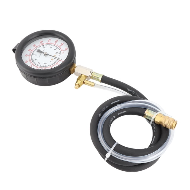 Kit De Probador De Presión De Inyección De Combustible Del Inyector TU443 0-140PSI 0-10BAR MATE DE Presión De Combustible Automotriz Complete Kit